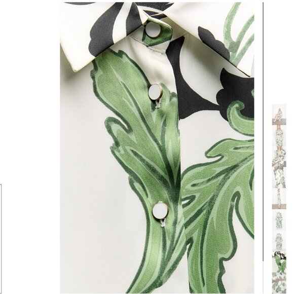 ZARA BELTED PRINTED SHIRT DRESS Sizes M, L NEW WITH TAG! - Picture 9 of 9